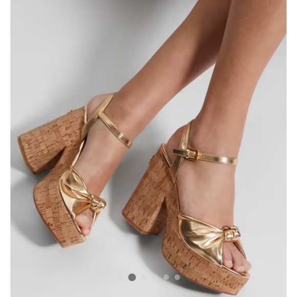 Yipster Platform Heeled Sandals - Picture 2 of 6